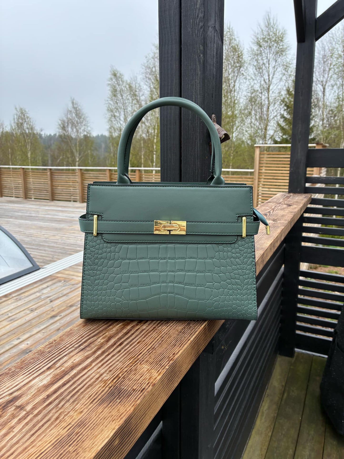 Cleo - Grön Handväska