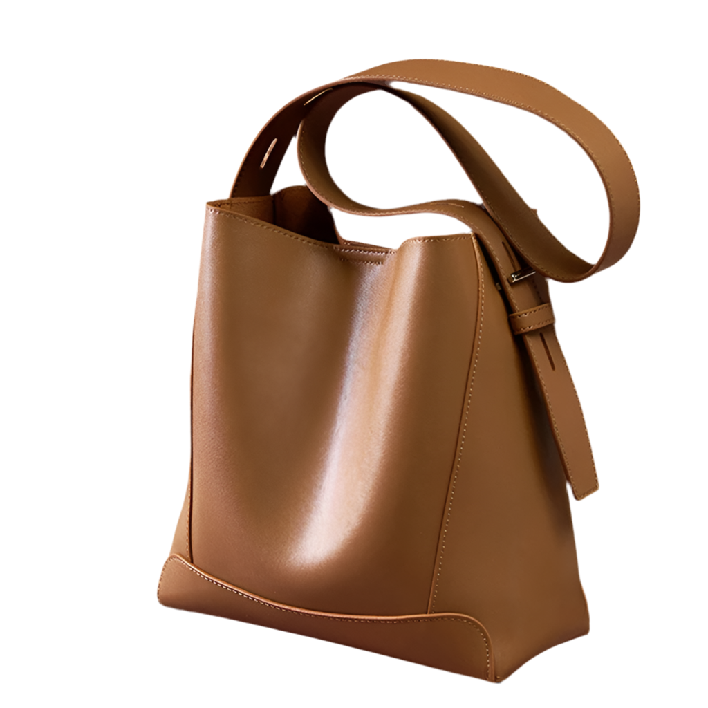 Kate- axelremsväska Cognac