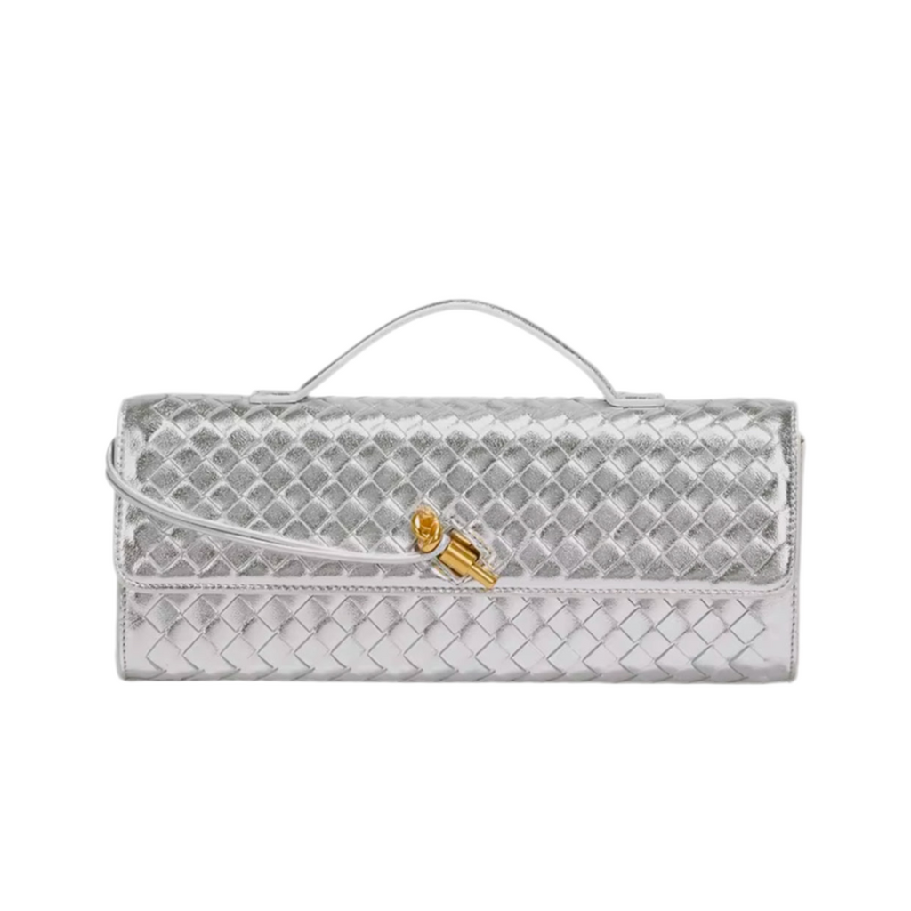 Stella- clutch Silver
