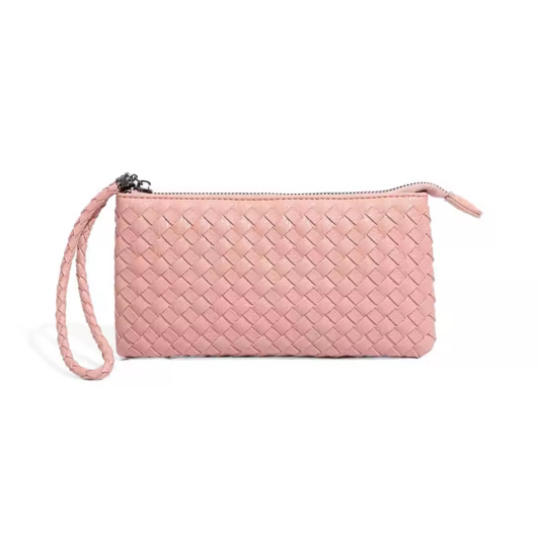 Lexi- liten clutch Peach